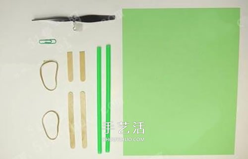 螺旋槳飛機(jī)模型DIY 橡皮筋動力飛機(jī)制作方法 -  itrip.net.cn