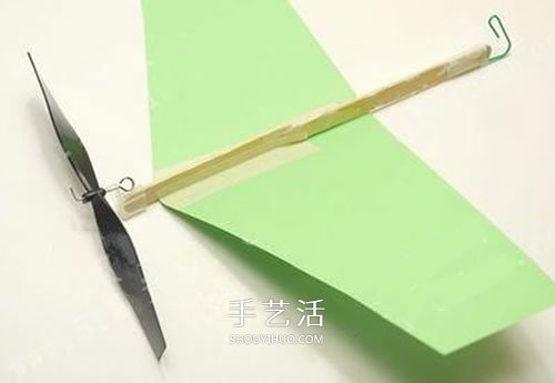 螺旋槳飛機(jī)模型DIY 橡皮筋動力飛機(jī)制作方法 -  itrip.net.cn