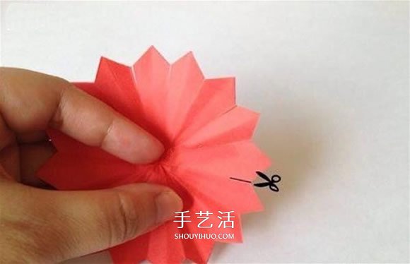母親節(jié)康乃馨花的做法 彩紙康乃馨手工制作 -  itrip.net.cn