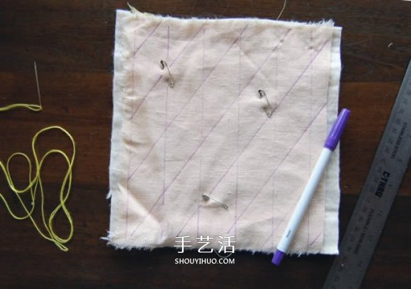 布藝隔熱墊的制作方法 自制餐桌隔熱墊圖解 -  itrip.net.cn