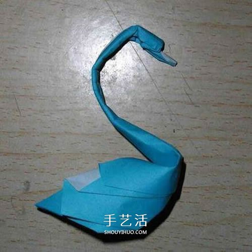 簡(jiǎn)單天鵝的折紙方法 手工折紙漂亮天鵝圖解 -  itrip.net.cn
