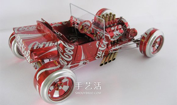 易拉罐汽車模型制作圖片 易拉罐做車輛模型作品 -  itrip.net.cn