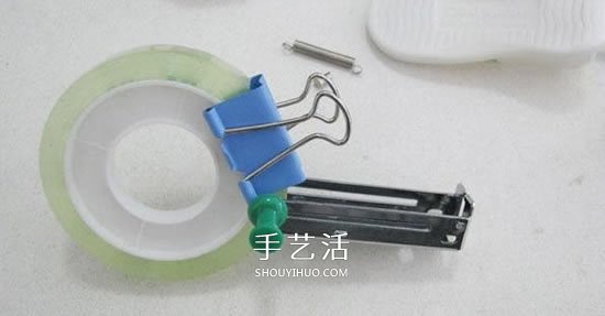 辦公用品手工制作摩托車模型的方法圖解 -  itrip.net.cn