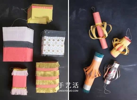 四種簡單紙燈籠的做法 幼兒手工燈籠制作教程 -  itrip.net.cn
