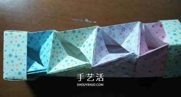 好玩魔術(shù)盒的折法圖解 可收縮盒子的折法步驟 -  itrip.net.cn