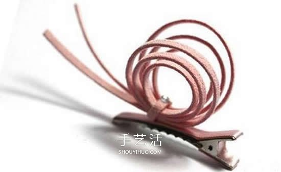 羊皮絨制作蝸牛發(fā)卡圖解 可愛又美麗發(fā)飾DIY -  itrip.net.cn