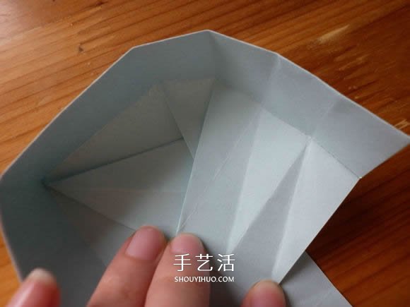 帶蓋子愛心盒子的折法 情人節(jié)愛心盒子折紙 -  itrip.net.cn