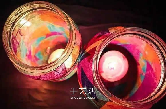 玻璃瓶做燈籠的方法 兒童手工制作玻璃燈籠 -  itrip.net.cn