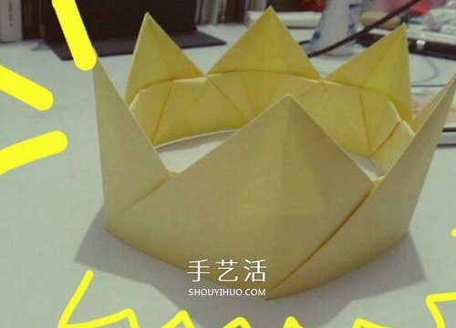 兒童皇冠的折紙方法 簡(jiǎn)易紙皇冠的折法圖解 -  itrip.net.cn