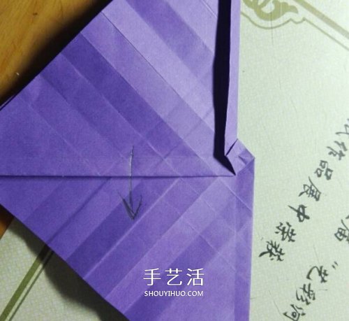 玫瑰千紙鶴的折法圖解 手工折紙玫瑰千紙鶴 -  itrip.net.cn