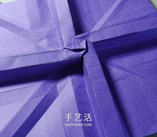 玫瑰千紙鶴的折法圖解 手工折紙玫瑰千紙鶴 -  itrip.net.cn