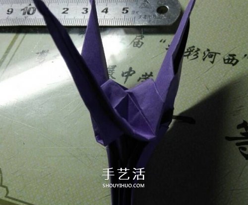 玫瑰千紙鶴的折法圖解 手工折紙玫瑰千紙鶴 -  itrip.net.cn