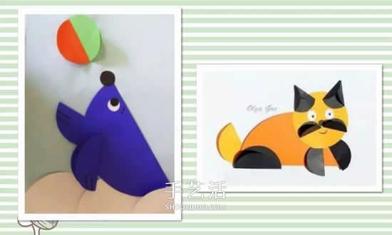 簡(jiǎn)單又漂亮！卡紙手工制作小動(dòng)物圖片大全 -  itrip.net.cn