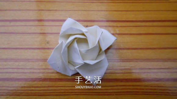 折紙福山玫瑰折法圖解 福山玫瑰花的折法步驟 -  itrip.net.cn