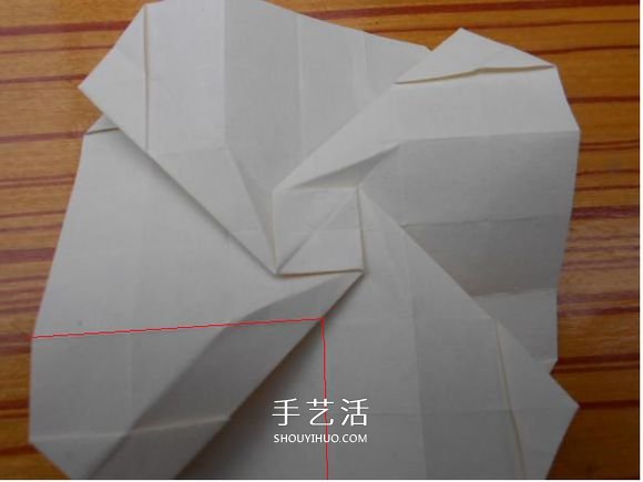 折紙福山玫瑰折法圖解 福山玫瑰花的折法步驟 -  itrip.net.cn