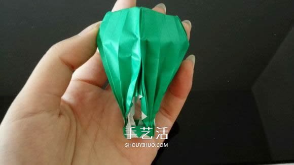 折紙熱氣球的方法過程 熱氣球的折法圖解教程 -  itrip.net.cn