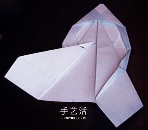 復(fù)仇者紙飛機(jī)的折法 折紙戰(zhàn)斗機(jī)的詳細(xì)圖解 -  itrip.net.cn