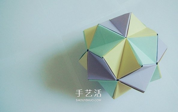 紙花球的疊法詳細(xì)教程 手工折紙花球過(guò)程圖 -  itrip.net.cn