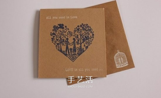 牛皮紙邀請(qǐng)函的折法 也可以拿來當(dāng)信封用 -  itrip.net.cn