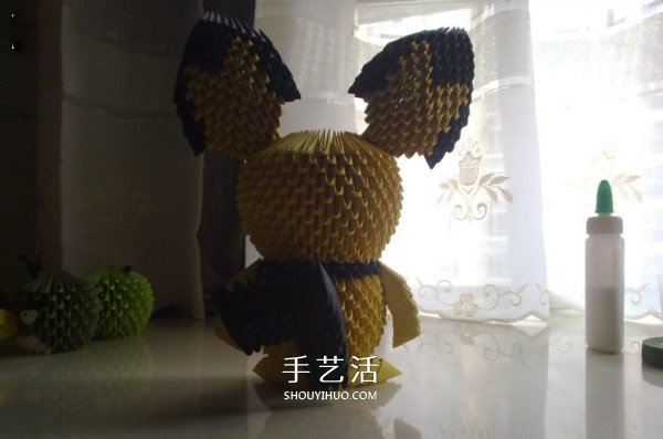 三角插皮卡丘的做法 三角插制作皮卡丘插法 -  itrip.net.cn