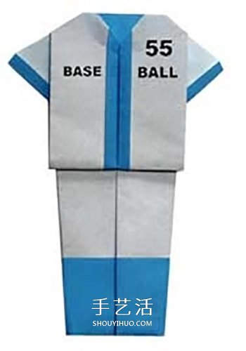 簡單棒球服的折法圖解 兒童折紙棒球服的方法 -  itrip.net.cn