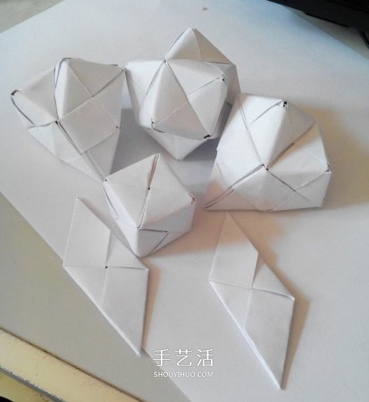 多面立方體的折法圖解 折紙立方體的步驟圖 -  itrip.net.cn