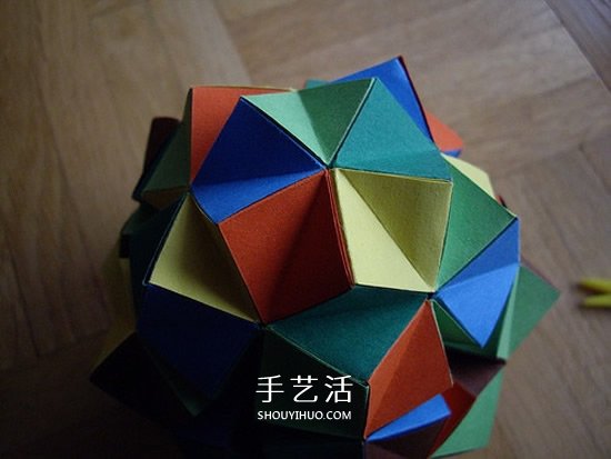 紙球的折法步驟圖片 折紙彩球的詳細(xì)步驟圖 -  itrip.net.cn