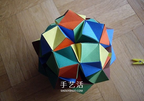 紙球的折法步驟圖片 折紙彩球的詳細(xì)步驟圖 -  itrip.net.cn