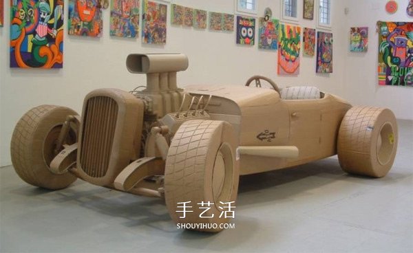 廢紙箱變廢為寶DIY 瓦楞紙做車輛模型圖片 -  itrip.net.cn