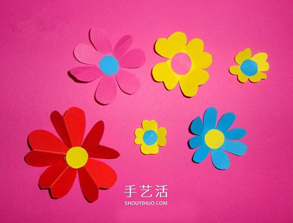 教師節(jié)禮物花盤制作 卡紙手工制作漂亮花盤 -  itrip.net.cn