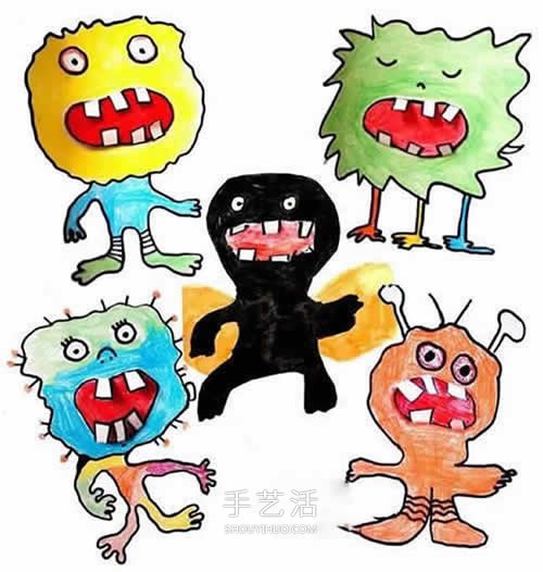 大嘴怪怎么做的教程 兒童手工制作大嘴怪大全 -  itrip.net.cn