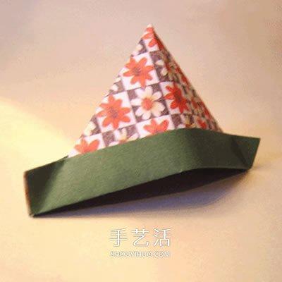 簡(jiǎn)單又漂亮三角帽折紙 可愛三角帽的折法圖解 -  itrip.net.cn
