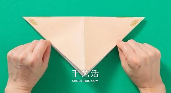 兔子手偶的折紙方法 簡易手偶兔的折法圖解 -  itrip.net.cn