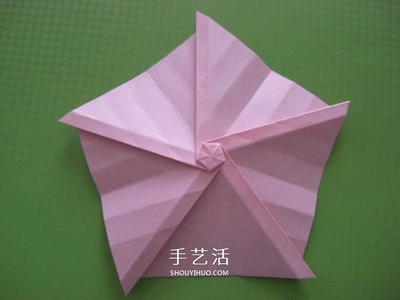 福山玫瑰折法圖解教程 清晰大圖福山玫瑰折紙 -  itrip.net.cn