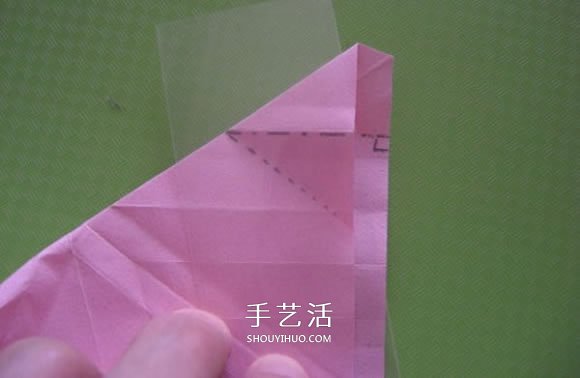 福山玫瑰折法圖解教程 清晰大圖福山玫瑰折紙 -  itrip.net.cn