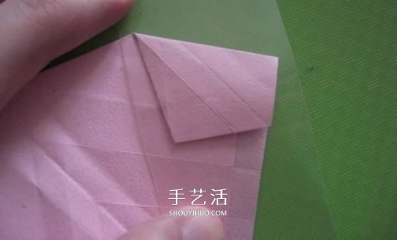 福山玫瑰折法圖解教程 清晰大圖福山玫瑰折紙 -  itrip.net.cn