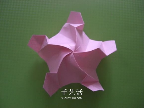 福山玫瑰折法圖解教程 清晰大圖福山玫瑰折紙 -  itrip.net.cn