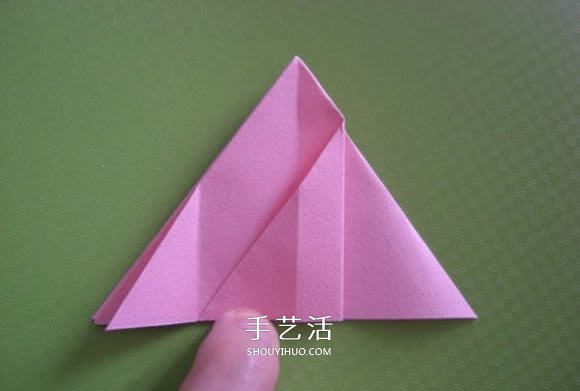 福山玫瑰折法圖解教程 清晰大圖福山玫瑰折紙 -  itrip.net.cn