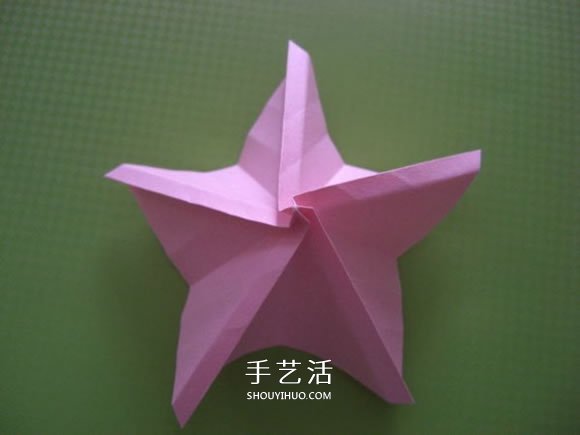 福山玫瑰折法圖解教程 清晰大圖福山玫瑰折紙 -  itrip.net.cn