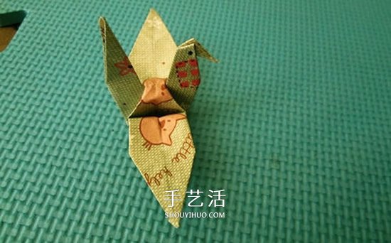 千紙鶴怎么折的教程 手工折紙千紙鶴步驟圖 -  itrip.net.cn