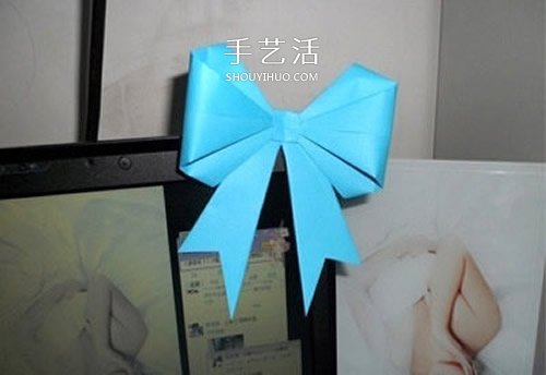 蝴蝶結(jié)折紙步驟圖解 怎么折蝴蝶結(jié)簡單好看 -  itrip.net.cn