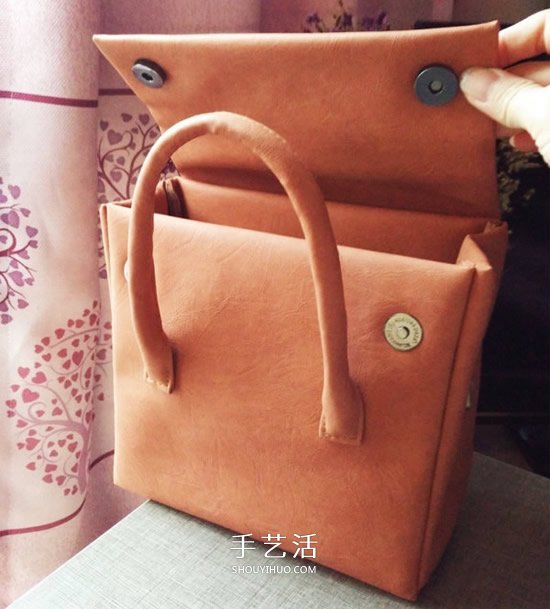 自制簡(jiǎn)潔手提包方法 女用樸素手提包DIY圖解 -  itrip.net.cn