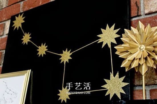 星空圖案裝飾畫DIY 簡單自制星空畫裝飾圖解 -  itrip.net.cn