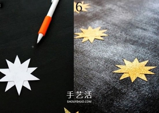 星空圖案裝飾畫DIY 簡單自制星空畫裝飾圖解 -  itrip.net.cn