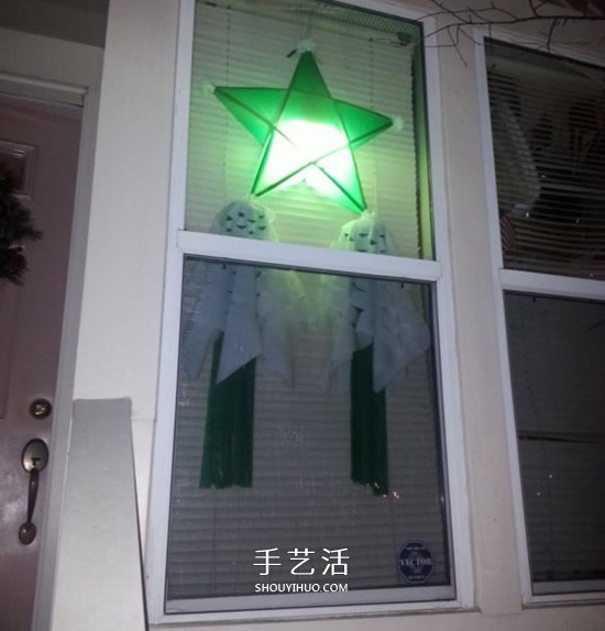 立體星星圣誕燈的做法 自制五角星圣誕燈圖解 -  itrip.net.cn