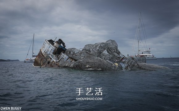 巨大章魚為伍 二戰(zhàn)戰(zhàn)艦成為藝術(shù)感的人工島礁 -  itrip.net.cn