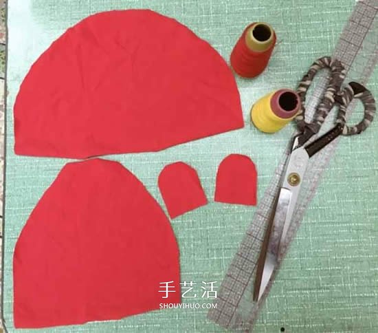 不織布嬰兒帽的做法 手工布藝兔子寶寶帽制作 -  itrip.net.cn