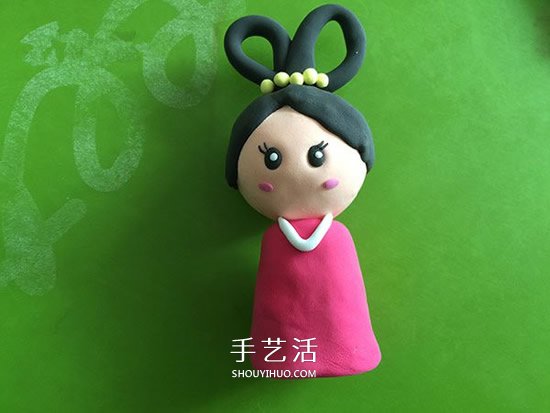 兒童粘土制作嫦娥人偶 怎么做粘土嫦娥圖解 -  itrip.net.cn