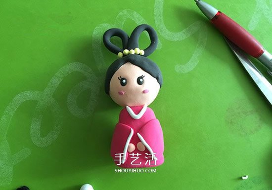 兒童粘土制作嫦娥人偶 怎么做粘土嫦娥圖解 -  itrip.net.cn