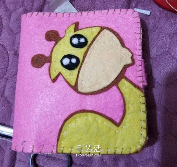 不織布制作卡通錢包 布藝DIY可愛風(fēng)女生錢包 -  itrip.net.cn
